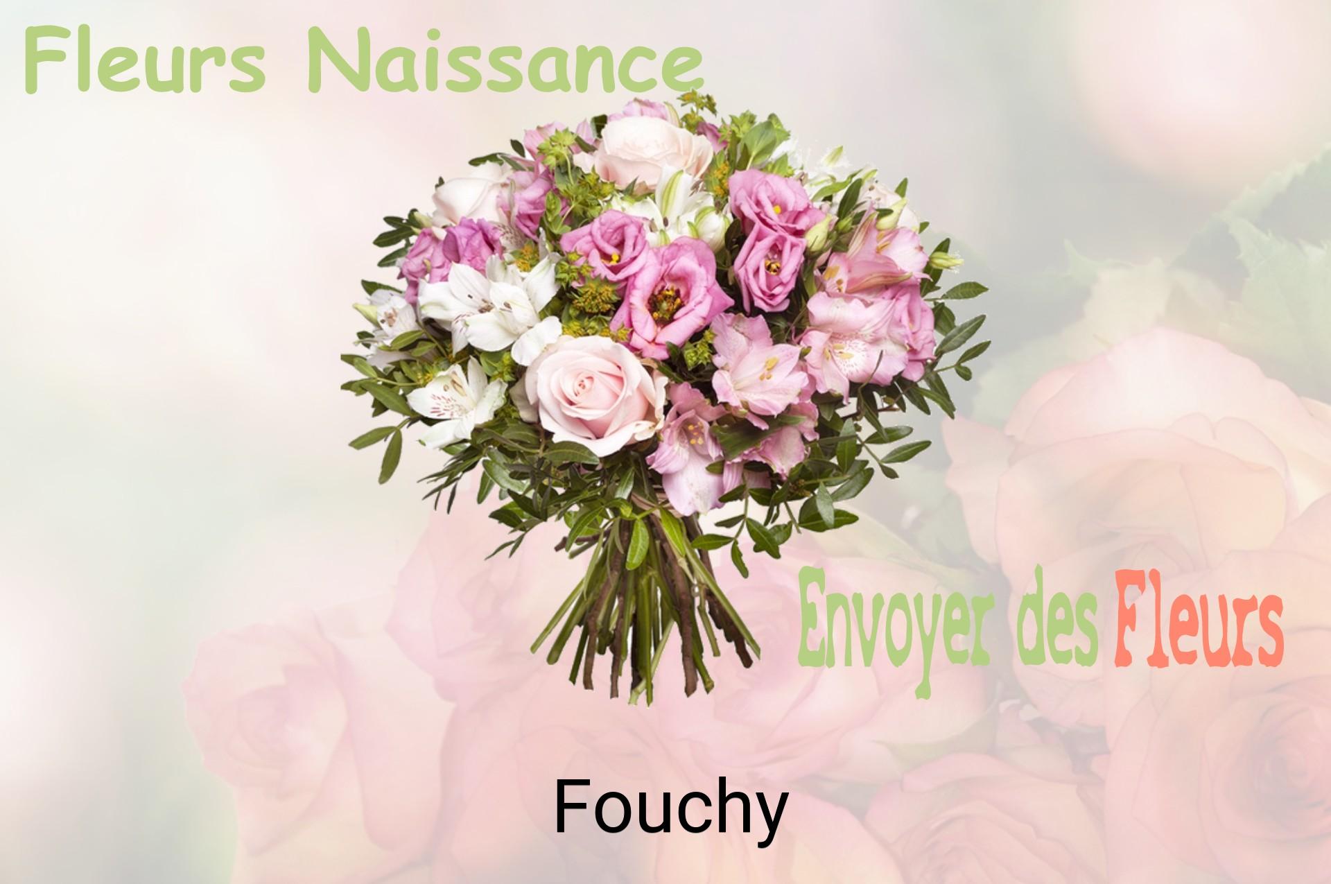 Bouquet de fleurs de naissance livré à Fouchy